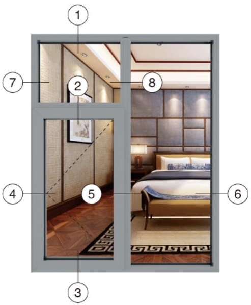 Yonglijian Aluminum - 65D Thermal Barrier Casement Window