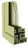 Yonglijian Aluminum -118/95A/70/80 series insulation system casement window