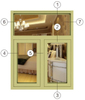 Yonglijian Aluminum -118/95A/70/80 series insulation system casement window