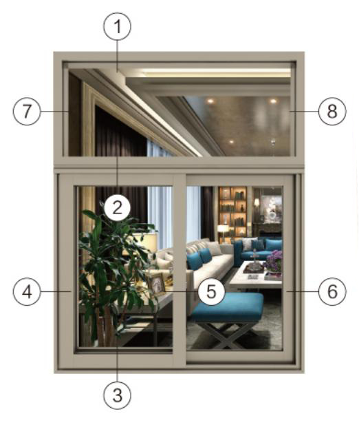 Yonglijian Aluminum - Series 108A Sliding Window