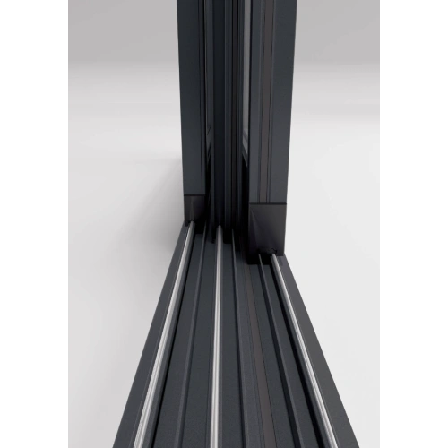 JMA- Neptune Series - Triple Track Sliding Window Aluminium