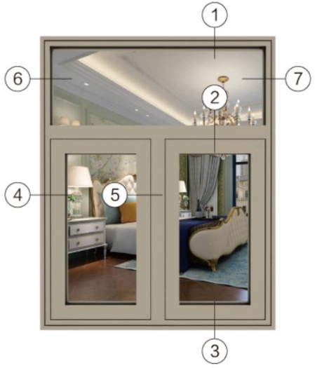 Yonglijian Aluminum -118/95A/70/80 series insulation system casement window