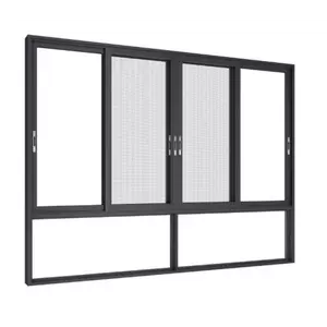JMA- Neptune Series - Triple Track Sliding Window Aluminium
